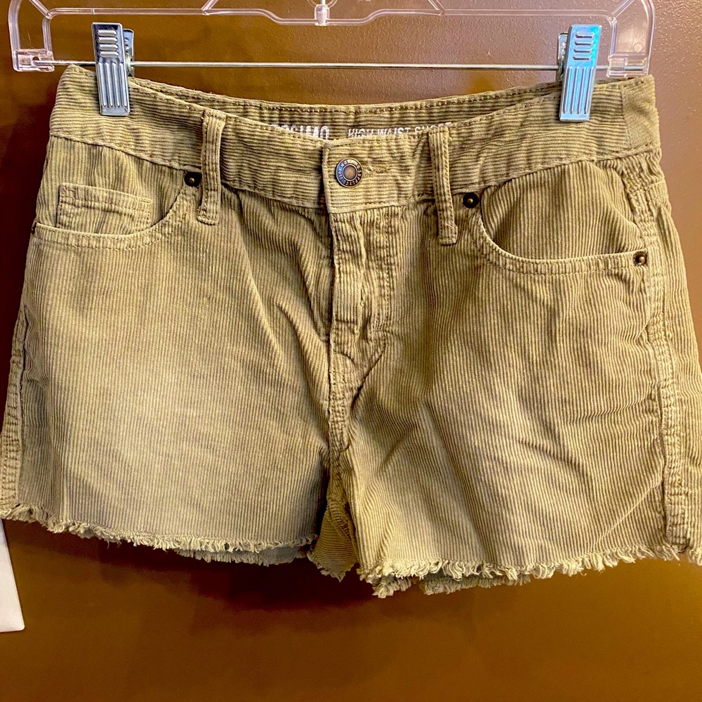 Olive green Mossimo corduroy short size 2.